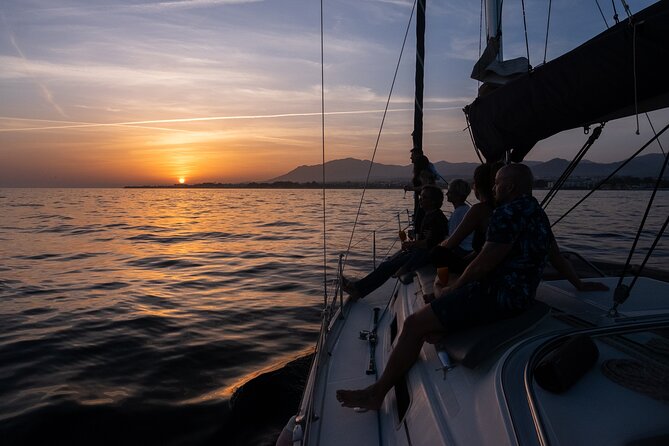 Sunset Sailing along the Marbella coast from Puerto Banus - How the weather can change the experience