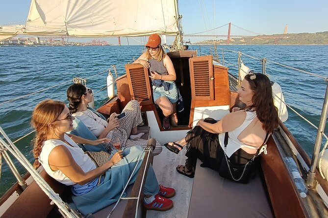 Sunset sailing boat trip in Lisbon with snacks - Looking across to Cacilhas and the south bank