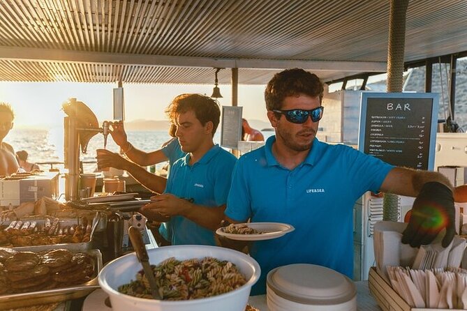Sunset Sailing Catamaran with BBQ along the Coasts of Mallorca - BBQ dinner, music, and the value of the meal