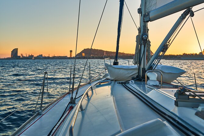 Sunset Sailing Cruise in Barcelona led by Young & Local Captain - Seeing Vila Olímpica and Poblenou from offshore