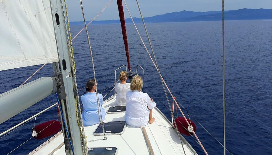 Sunset Sailing Cruise in Halkidiki - Sailing toward Kassandra and Sithonia