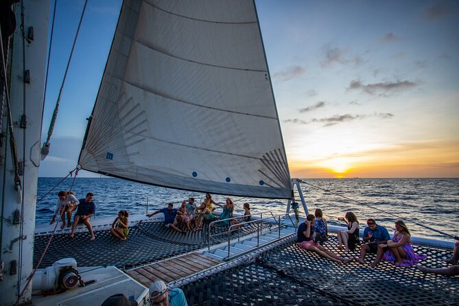 Sunset Sailing Cruise with premium drinks and bites - Leaving Mood Beach at 5:30 PM