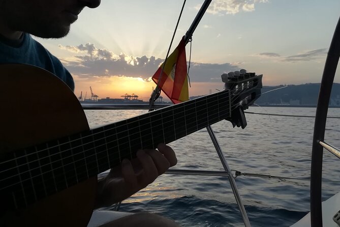 Sunset Sailing Experience w/ Live Spanish Guitar & Spanish Tapas - Calm water is wonderful, rough water is not