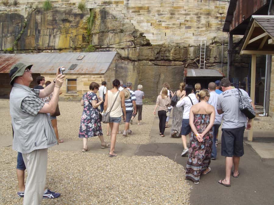 Sydney Harbor Tall Ship Convicts, Castles & Champagne Tour - Boarding at Campbell’s Cove in The Rocks