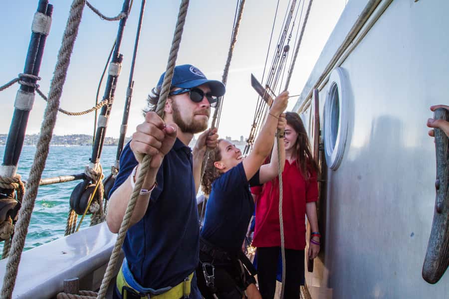 Sydney: Tall Ship Harbour Twilight Dinner Cruise - Twilight is the best part of the schedule