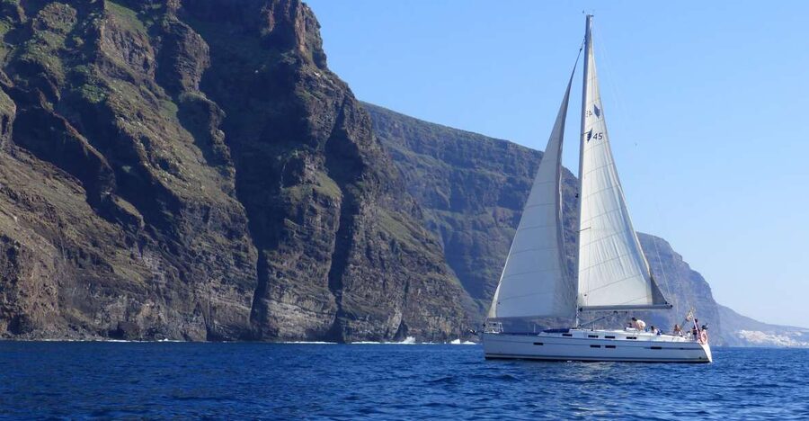Tenerife: Los Gigantes Whale Watching Cruise by Sail Boat - Leaving Los Gigantes with room to breathe
