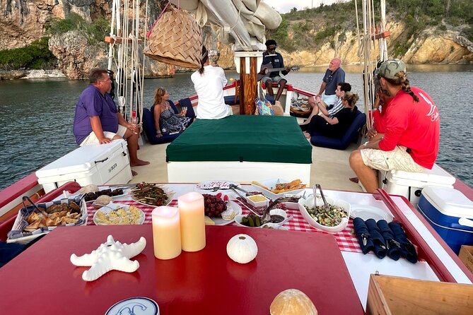 The Best Sunset Sail and Cocktail Hour in Anguilla - The crew makes the evening work
