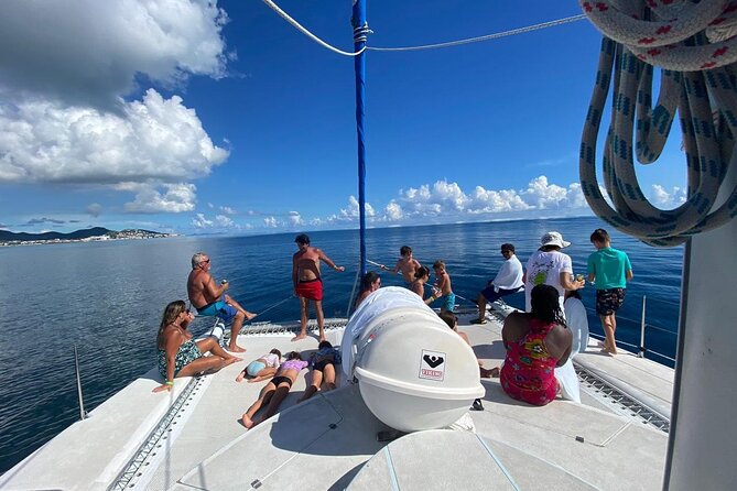 Tropical Catamaran Snorkeling & Sailing - A Caribbean buffet served aboard