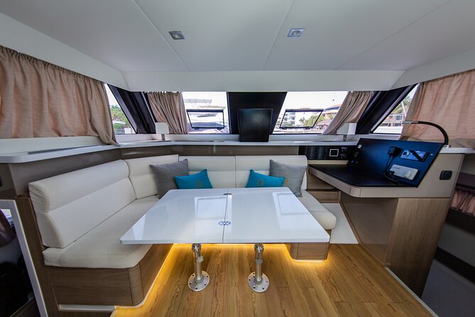 Tulum: Luxury Sail & Snorkel – All Inclusive 34' Catamaran - Timing, meeting point, and cancellation