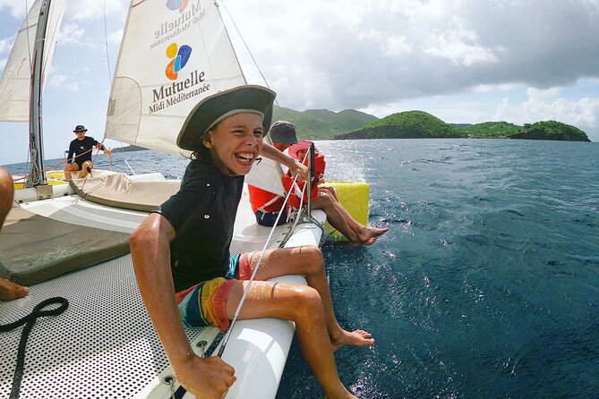 Two Hours of Sailing and Relaxation in the Bay of Saintes - Hoisting sails and taking the helm