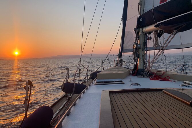 Unique 2 masts Classic Sailing Yacht in Barcelona - Barcelona from the Mediterranean side