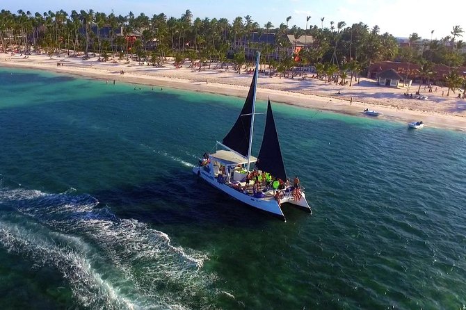 Up to 15 passengers Private Catamaran Sailing from Punta Cana - The Natural Pool and its waist-deep water