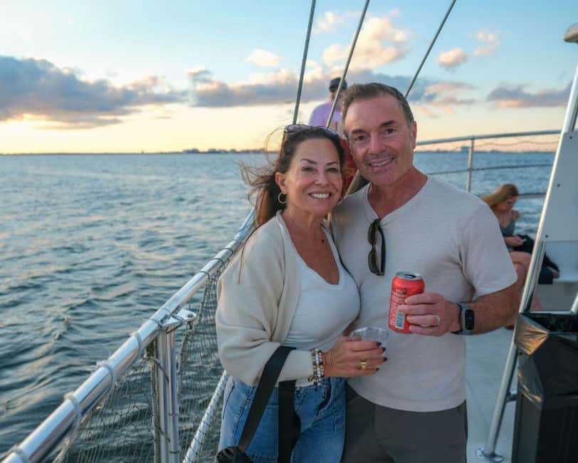 Wednesday Happy Hour Sunset Sail | Charleston Harbor - Happy hour drinks, not dinner