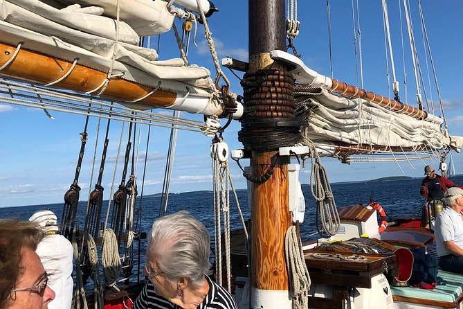 Windjammer Classic Day Sail from Camden, Maine - Setting sail from Camden Harbor