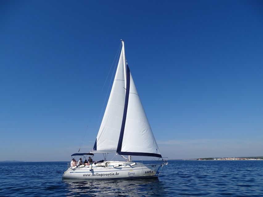 Zadar Half Day Sailing Trip - The long return sail toward Zadar